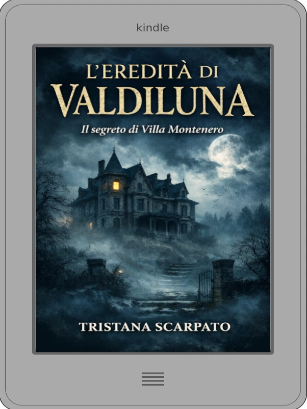 kindle copertina libro eredità di valdiluna inchiostro dorato