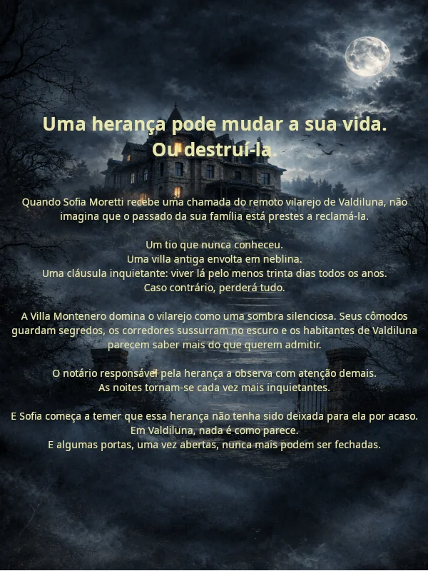 contracapa do livro a herança de valdiluna inchiostro dorato