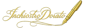 logo footer inchiostro dorato